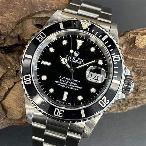 rolex perpetual date submariner|rolex submariner date 16610 price.